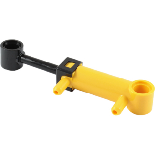 Lego pneumatický válec se 2 vstupy malý (32 mm), žlutá (4494749, 4625540, 6005292)